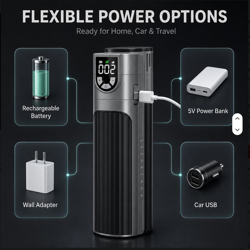 X9 NAVIGATOR PRO Thermoelectric Travel Cooler (GREY, w/ Adj. Temp, w/ CCC 20 000  mAh Battery)