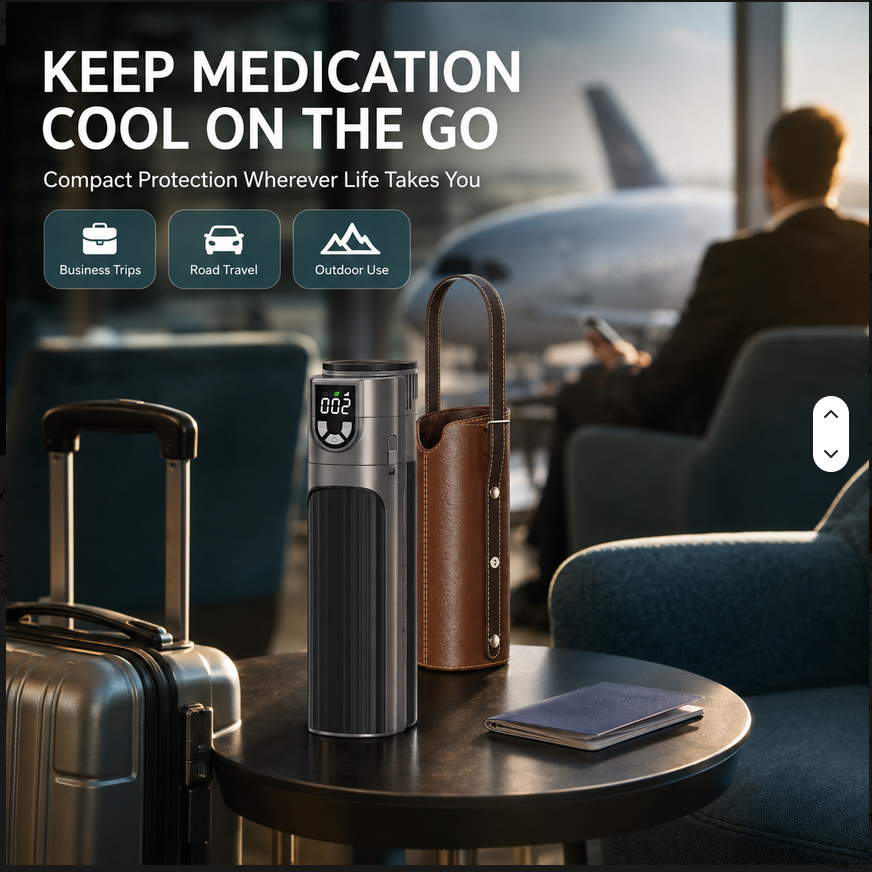 X9 NAVIGATOR PRO Thermoelectric Travel Cooler (GREY, w/ Adj. Temp, w/ CCC 20 000  mAh Battery)