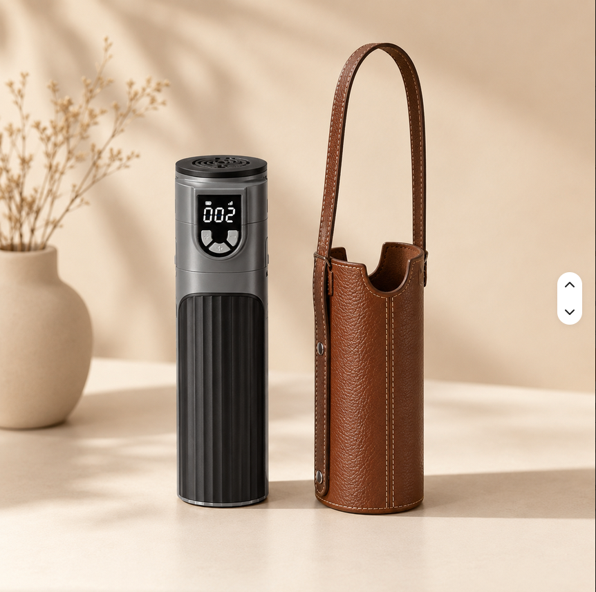 X9 NAVIGATOR PRO Thermoelectric Travel Cooler (GREY, w/ Adj. Temp, w/ CCC 20 000  mAh Battery)