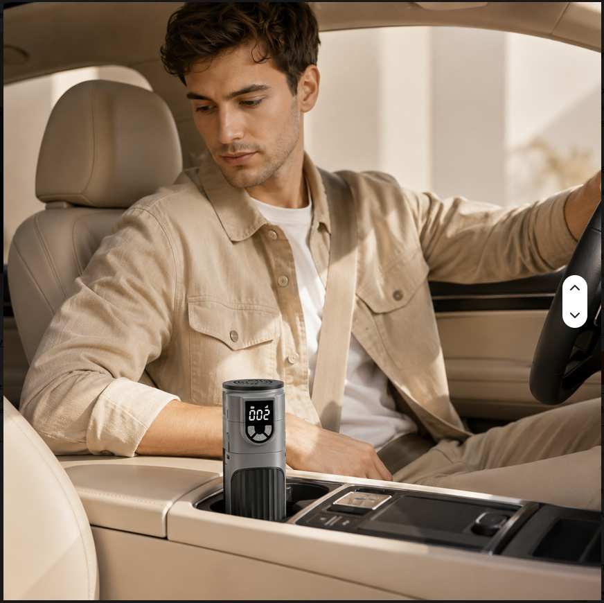 X9 NAVIGATOR PRO Thermoelectric Travel Cooler (GREY, w/ Adj. Temp, w/ CCC 20 000  mAh Battery)