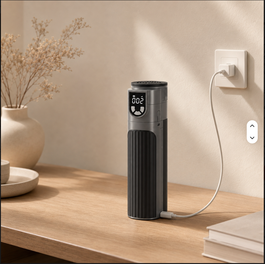 X9 NAVIGATOR PRO Thermoelectric Travel Cooler (GREY, w/ Adj. Temp, w/ CCC 20 000  mAh Battery)