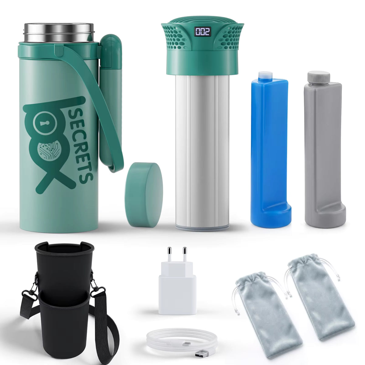 X5 MAX CLOUD Thermoelectric Travel Cooler (GREEN, w/ Auto Temp)