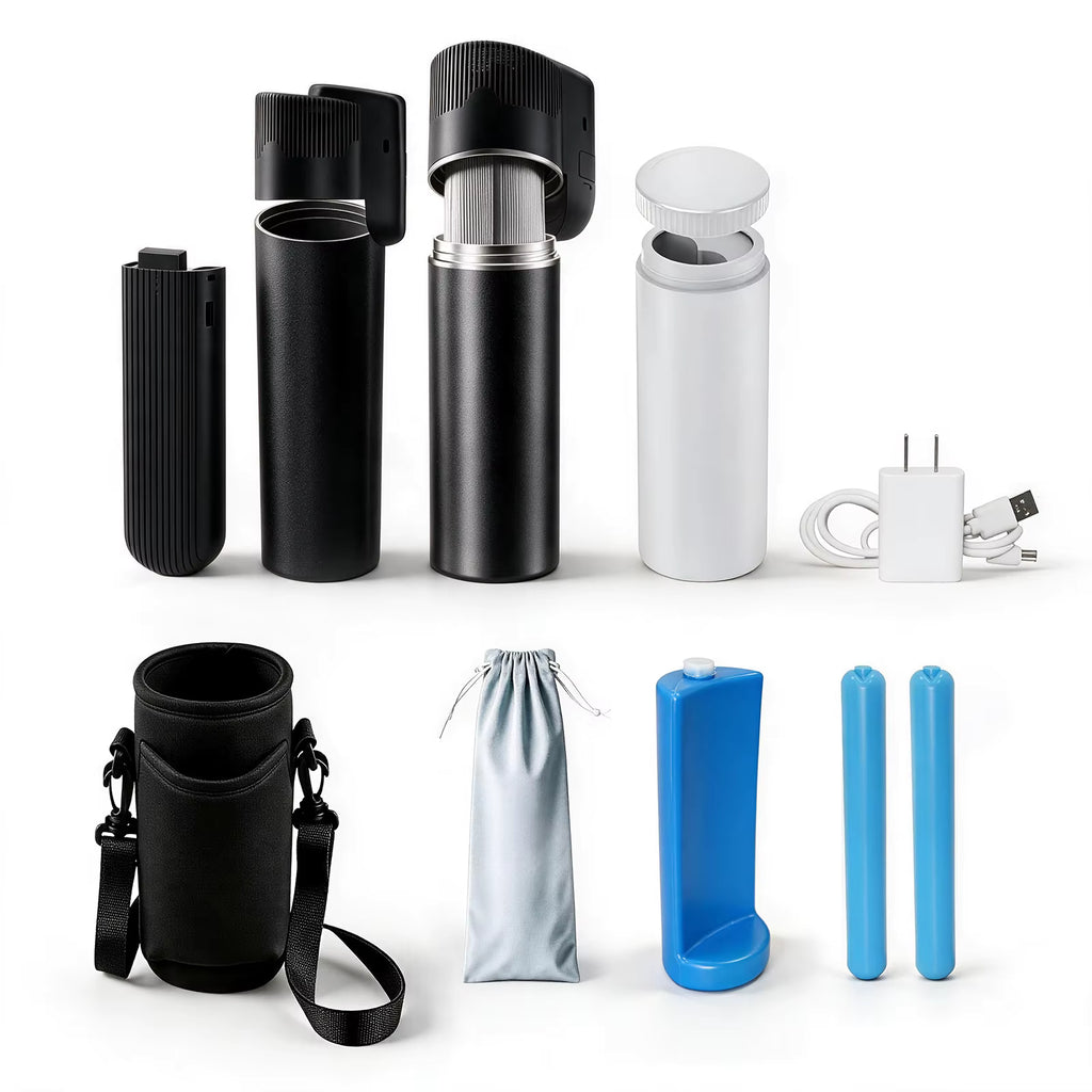 X6 NAVIGATOR Thermoelectric Travel Cooler (BLACK, w/ Adj. Temp, w/ 10 000 mAh CCC Battery)