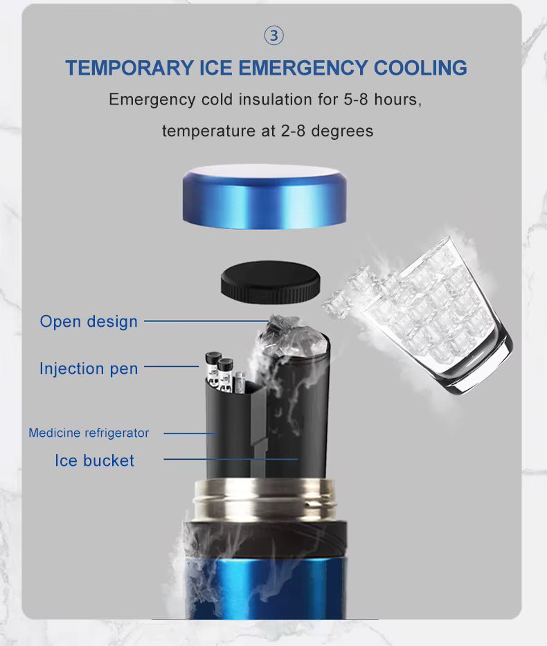 X1 CLASSIC Thermoelectric Travel Cooler (BLUE, w/ Auto Temp)