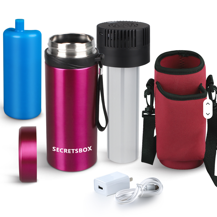 X1 CLASSIC Thermoelectric Travel Cooler (MAGENTA, w/ Auto Temp)