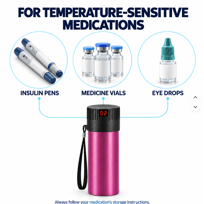 X1 CLASSIC Thermoelectric Travel Cooler (MAGENTA, w/ Auto Temp)