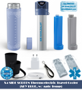 X4 SIDE SCREEN Thermoelectric Travel Cooler (SKY BLUE, w/ Auto Temp)